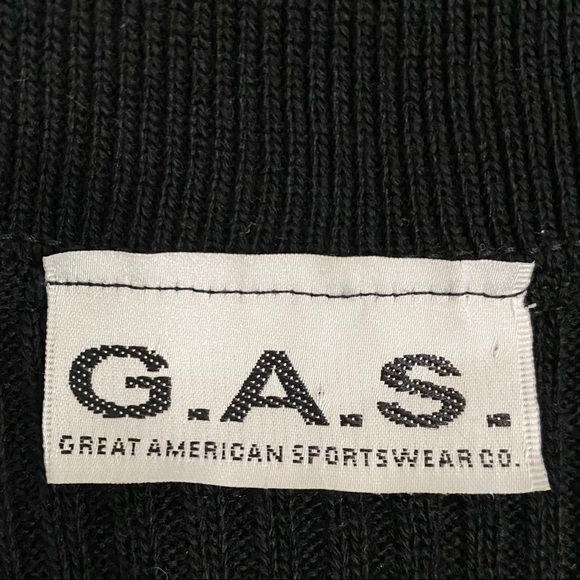 Vintage 90's Black Ribbed Knit Sweater Dress - Picture 7 of 9